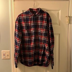 Mens J Crew flannel sz Large